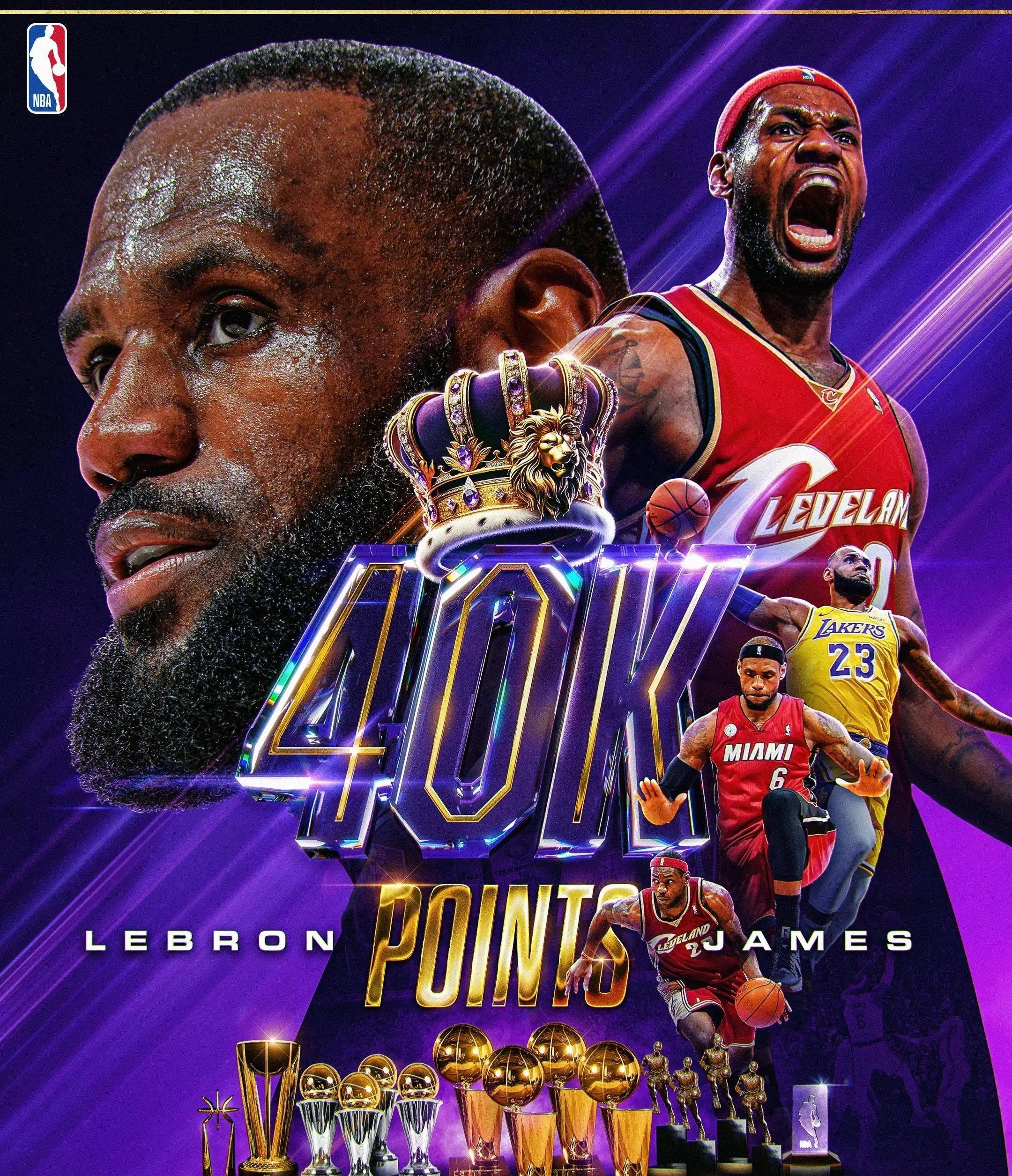 篮球赛场上詹姆斯再创辉煌