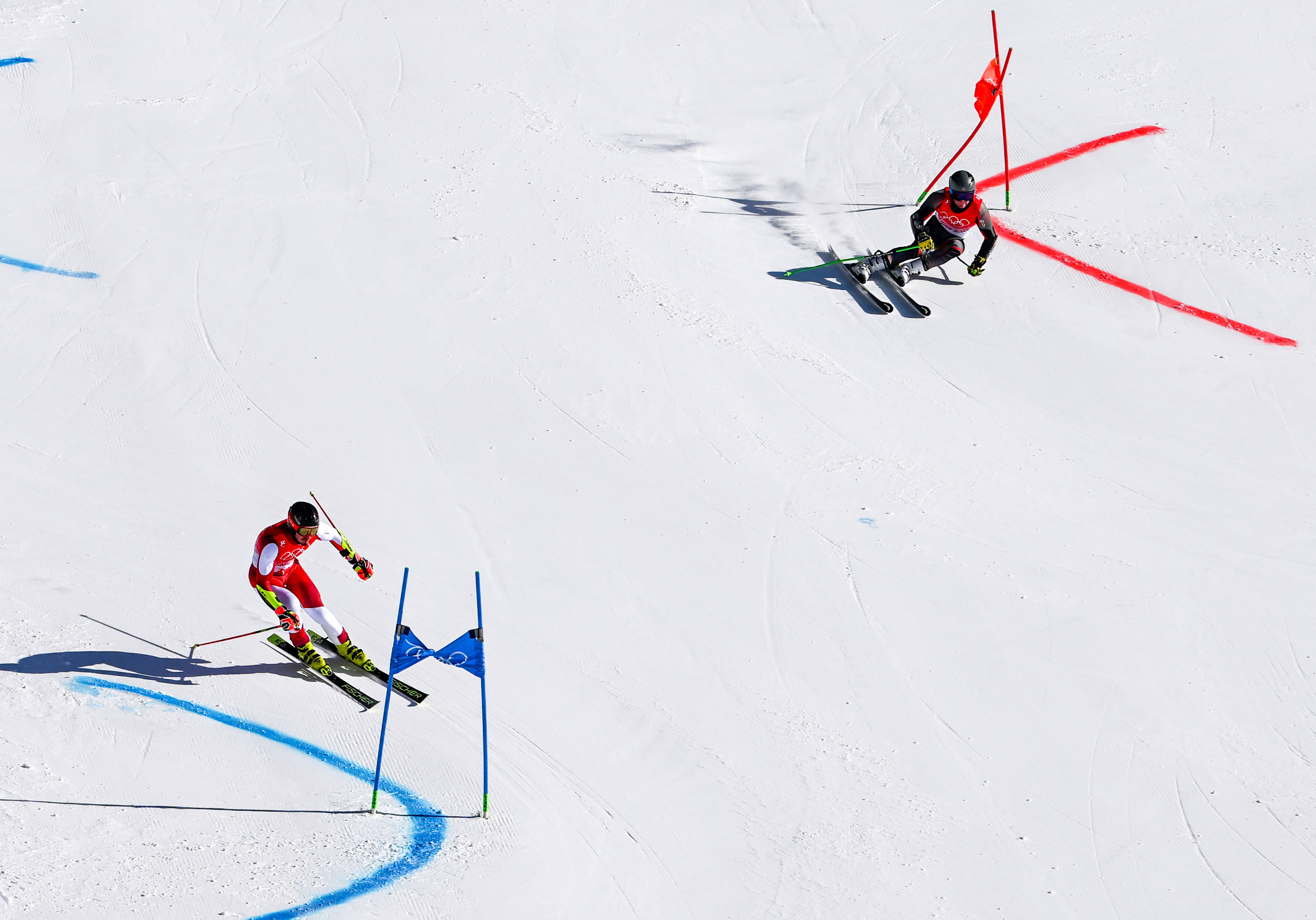 奥地利滑雪选手实现完美发挥