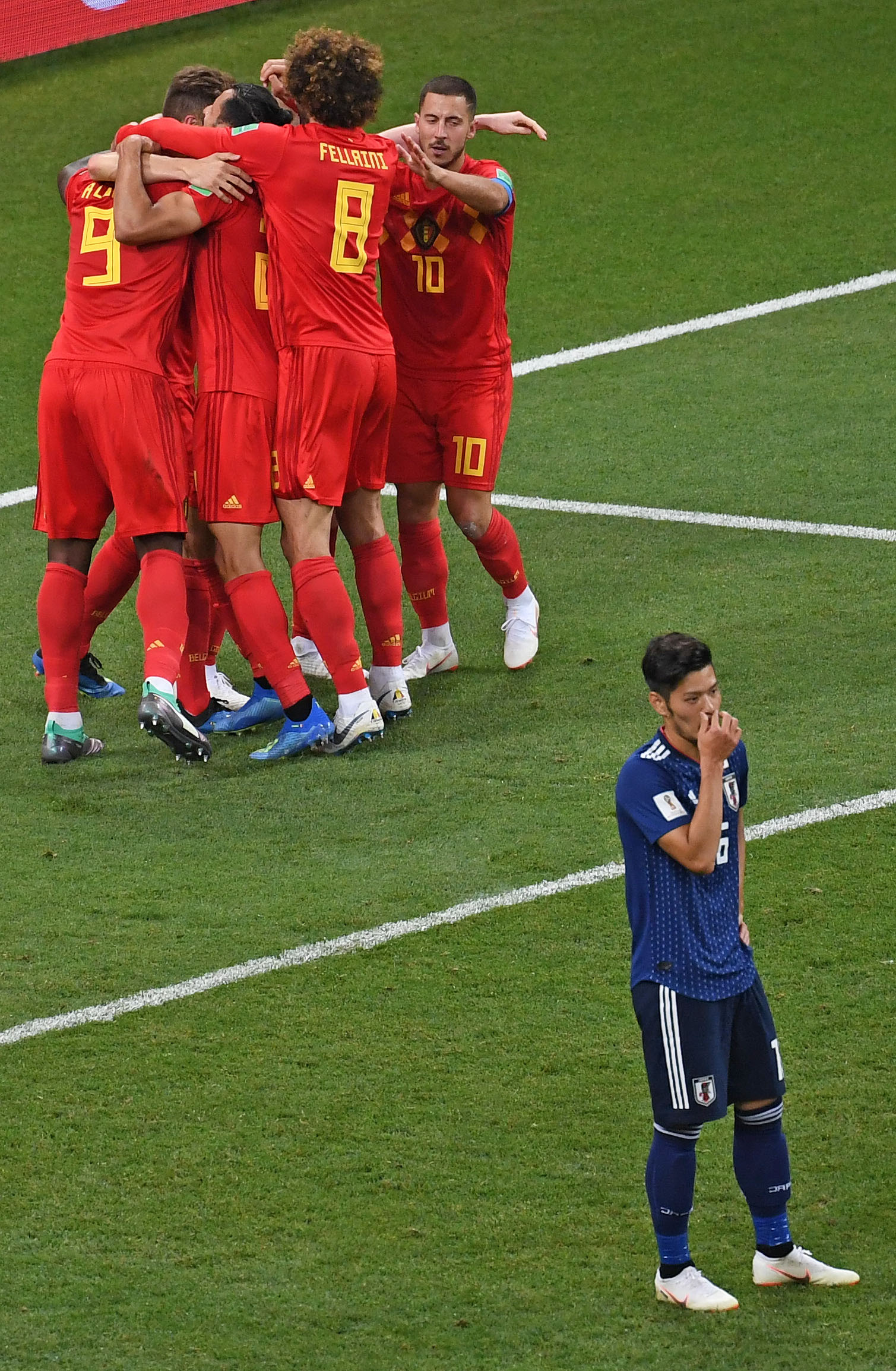 比利时队在比赛中取得惊人的成功 比利时队在比赛中取得惊人的成功